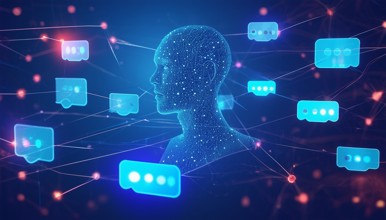 A seamless blend of AI algorithms interacting with